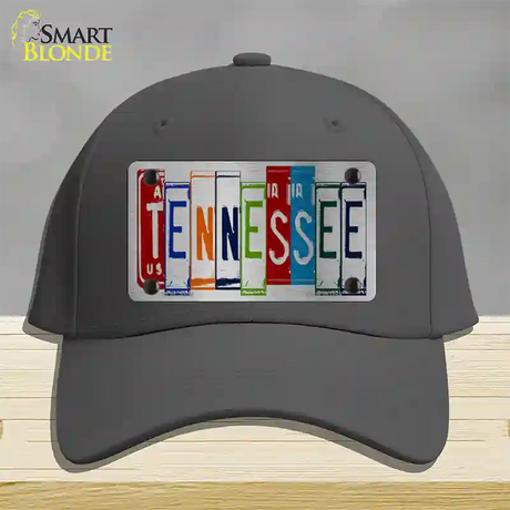 Tennessee License Plate Art Novelty License Plate Hat Cotton / Charcoal