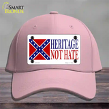 Heritage Not Hate Flag Novelty License Plate Hat Cotton / Pink