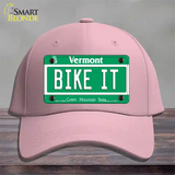 Bike It Vermont Novelty License Plate Hat Cotton / Pink