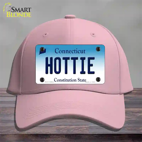 Hottie Connecticut Novelty License Plate Hat Cotton / Pink