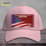 Arizona with American Flag Novelty License Plate Hat HAT-MLP-12471