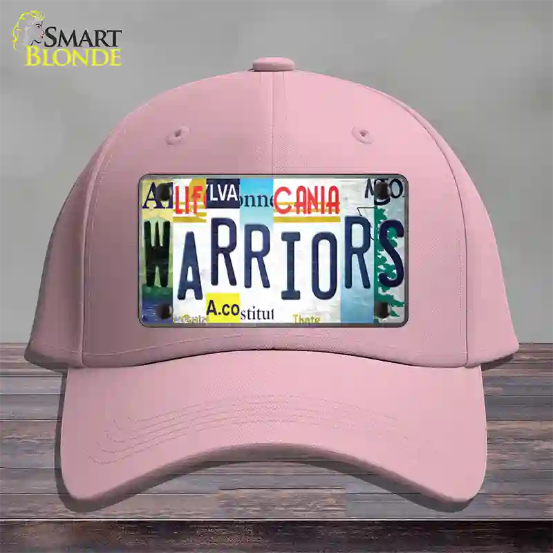Warriors Strip Art Novelty License Plate Hat Tag Cotton Pink
