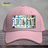 Florida State Strip Art Novelty License Plate Hat Tag Cotton Pink