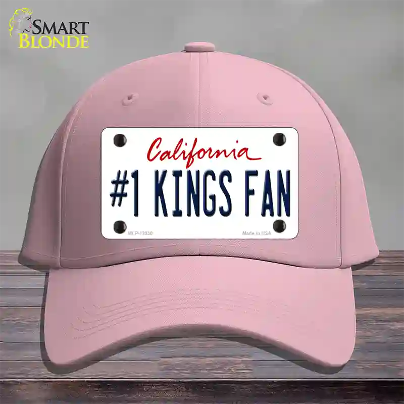 Number 1 Kings Fan California Novelty License Plate Hat Tag Cotton Pink