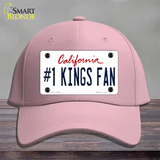 Number 1 Kings Fan California Novelty License Plate Hat Tag Cotton Pink