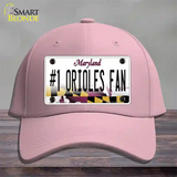Number 1 Orioles Fan Novelty License Plate Hat Tag Cotton Pink