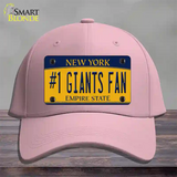 Number 1 Giants Fan New York Novelty License Plate Hat Tag Cotton Pink