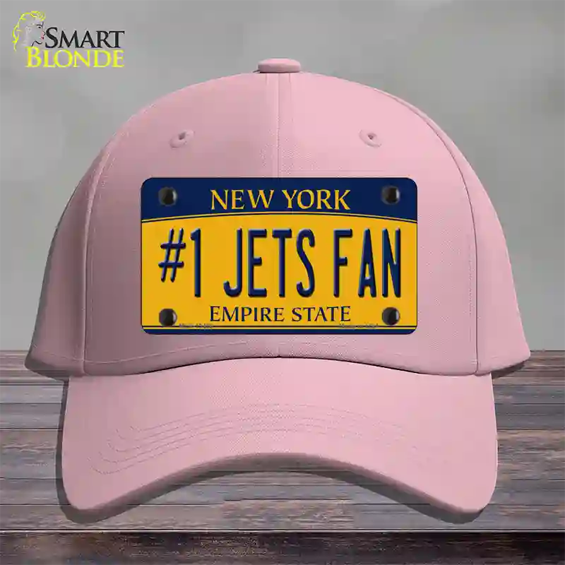 Number 1 Jets Fan New York Novelty License Plate Hat Tag Cotton Pink