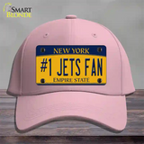 Number 1 Jets Fan New York Novelty License Plate Hat Tag Cotton Pink