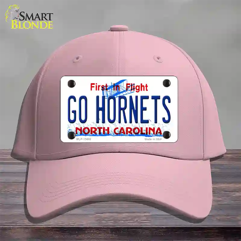 Hornets Fan Novelty License Plate Hat Tag Cotton Pink