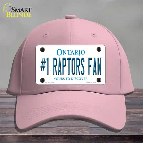 Number 1 Raptors Fan Novelty License Plate Hat Tag Cotton / Pink