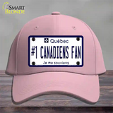 Number 1 Canadiens Fan Novelty License Plate Hat Tag Cotton / Pink