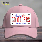 Go Oilers Novelty License Plate Hat Tag Cotton / Pink