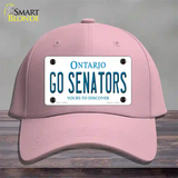 Go Senators Novelty License Plate Hat Tag Cotton Pink
