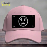 Worried Black Novelty License Plate Hat Tag Cotton Pink