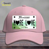More Love Novelty License Plate Hat Tag Cotton Pink