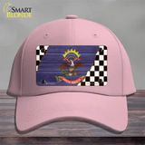 North Dakota Racing Flag Novelty License Plate Hat Tag Cotton Pink