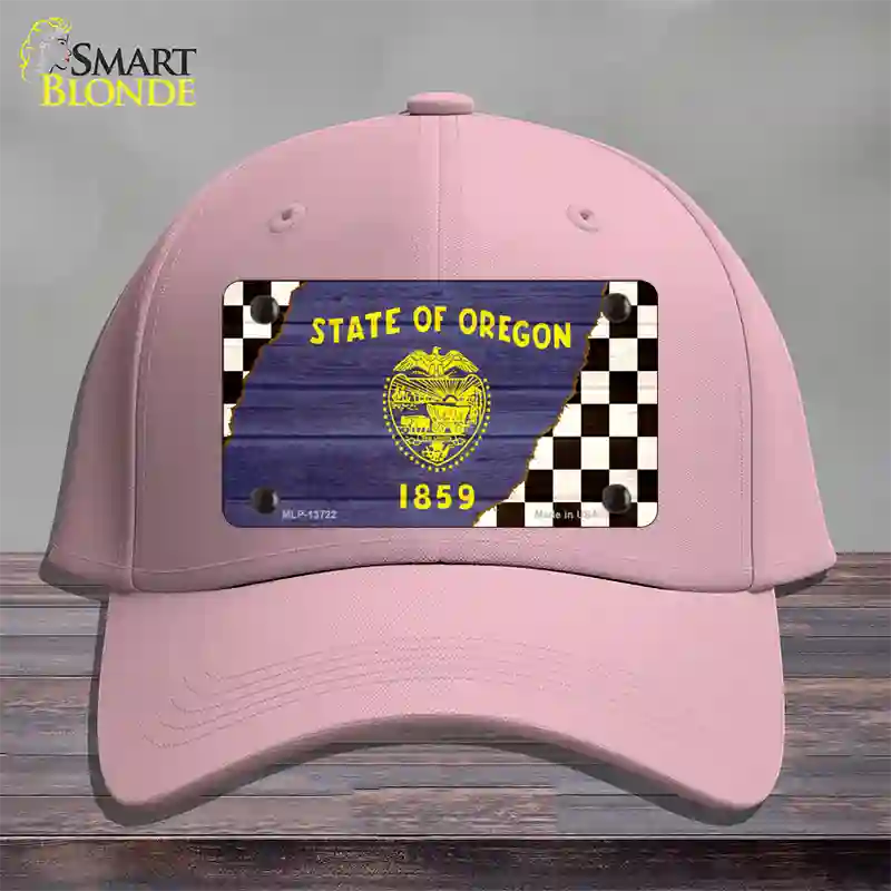 Oregon Racing Flag Novelty License Plate Hat Tag Cotton Pink