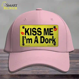 Kiss Me Im A Dork Novelty License Plate Hat Tag Cotton Pink