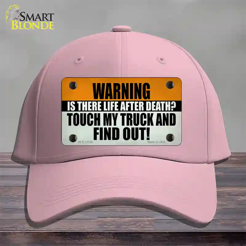 Dont Touch My Truck Novelty License Plate Hat Tag Cotton Pink