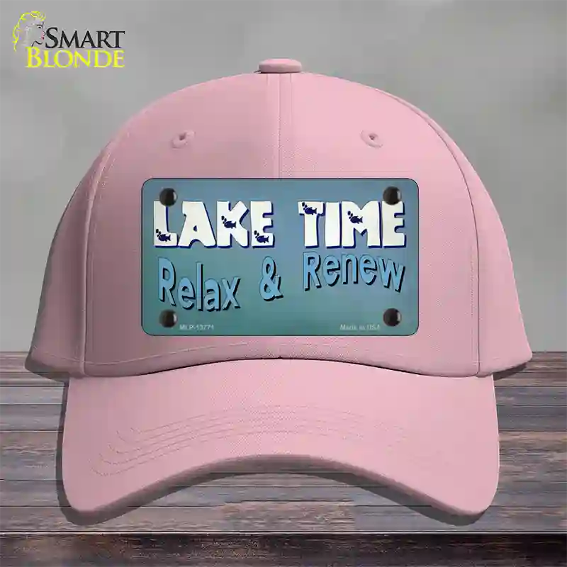 Lake Time Novelty License Plate Hat Tag Cotton Pink