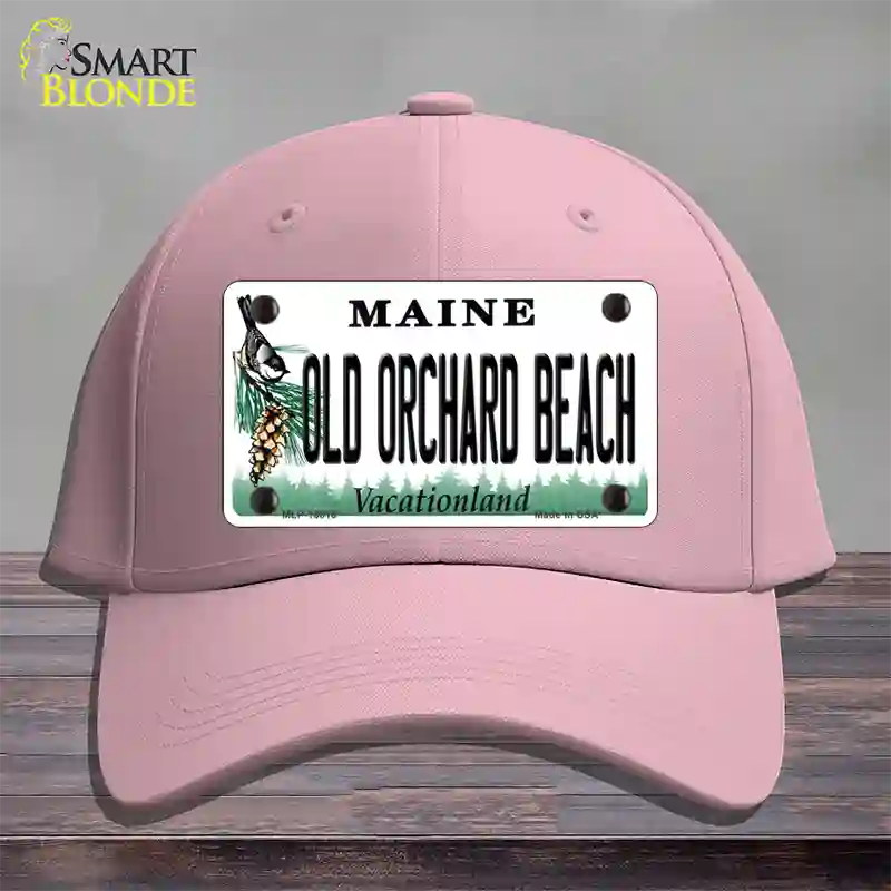 Old Orchard Beach Maine Novelty License Plate Hat Tag Cotton Pink