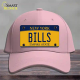 Bills New York Yellow Novelty License Plate Hat Tag Cotton Pink