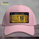 Bills Mafia New York Yellow Rusty Novelty License Plate Hat Tag Cotton Pink