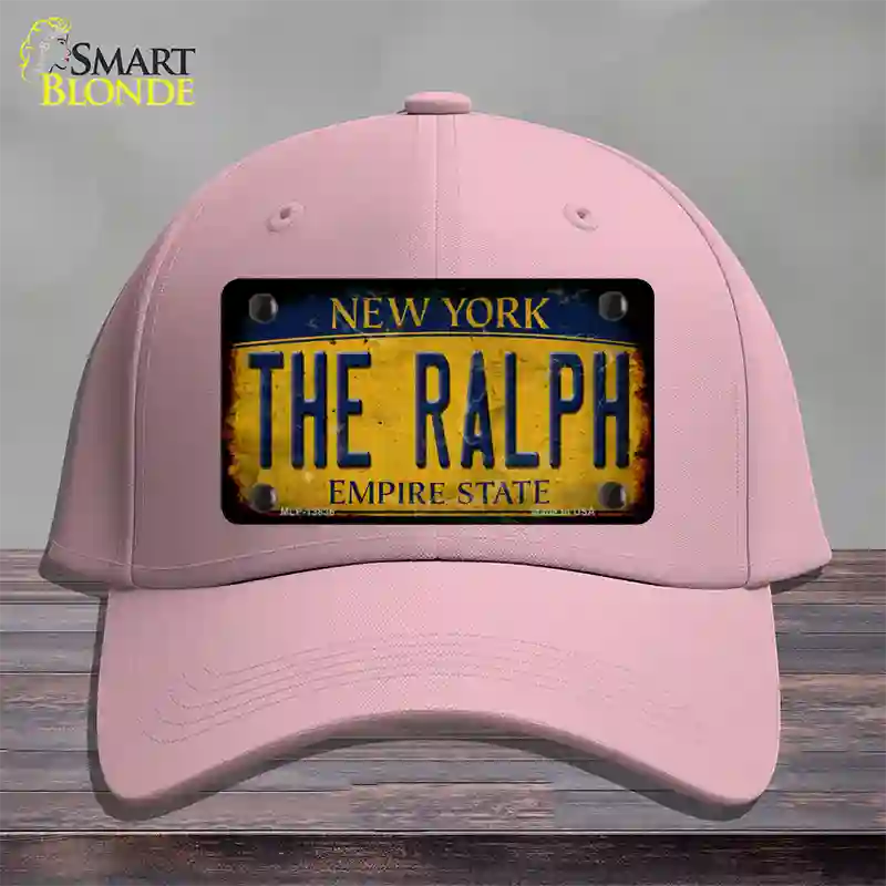 The Ralph New York Rusty Novelty License Plate Hat Tag Cotton Pink