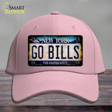 Go Bills New York Rusty Novelty License Plate Hat Tag Cotton Pink