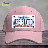 Acre Station North Carolina Novelty License Plate Hat Tag Cotton Pink