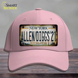 Allen Diggs 21 NY Excelsior Rusty Novelty License Plate Hat Tag Cotton Pink