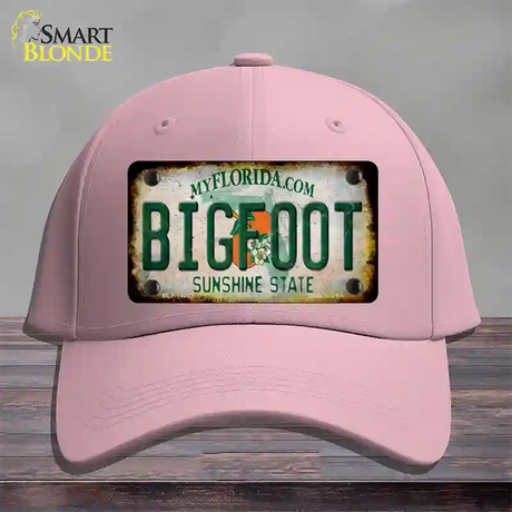 Bigfoot Florida Novelty License Plate Hat Tag Cotton / Pink