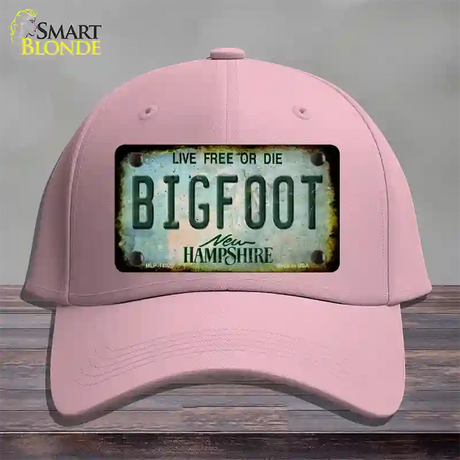 Bigfoot New Hampshire Novelty License Plate Hat Tag Cotton / Pink