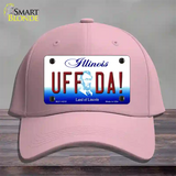 Uff Da Illinois Novelty License Plate Hat Cotton / Pink
