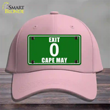 Exit 0 Cape May Novelty License Plate Hat Cotton / Pink