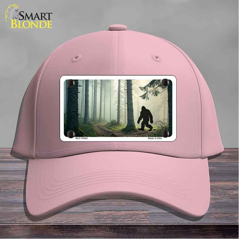 Bigfoot Silhouette Forest Novelty License Plate Hat HAT-MLP-14524