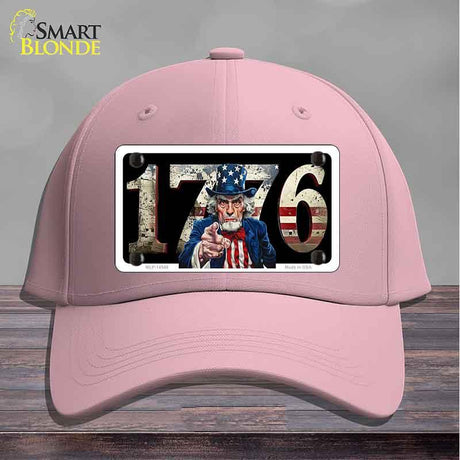 1776 Uncle Sam Novelty License Plate Hat HAT-MLP-14548 Cotton Pink