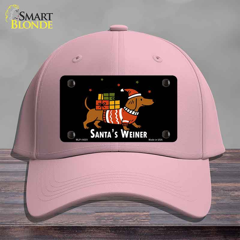 Santas Weiner Novelty License Plate Hat HAT-MLP-14551