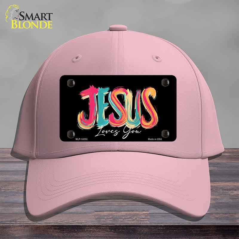 Jesus Loves You Novelty License Plate Hat HAT-MLP-14553