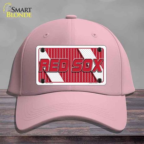 RED SOX Graphic Novelty License Plate Hat HAT-MLP-14568 Cotton Pink