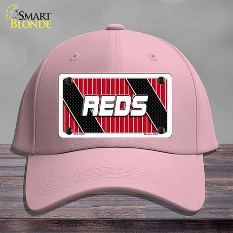 REDS Graphic Novelty License Plate Hat HAT-MLP-14571 Cotton Pink