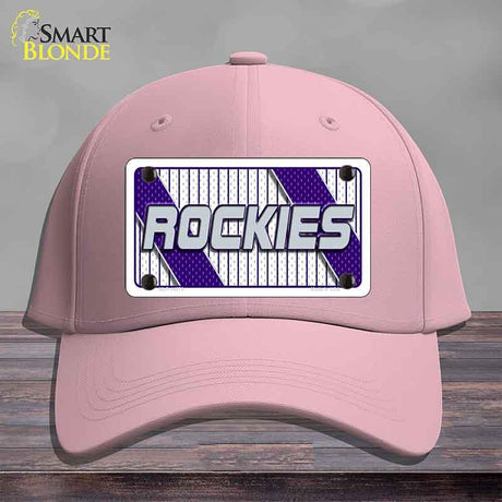 ROCKIES Graphic Novelty License Plate Hat HAT-MLP-14573 Cotton Pink