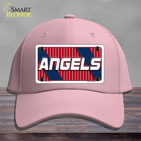 ANGELS Graphic Novelty License Plate Hat HAT-MLP-14577 Cotton Pink