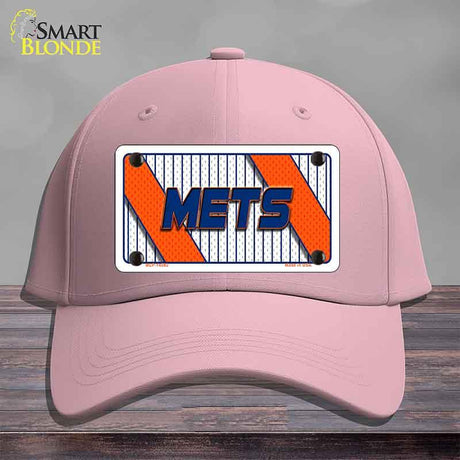 METS Graphic Novelty License Plate Hat HAT-MLP-14582 Cotton Pink