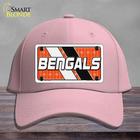 BENGALS Graphic Novelty License Plate Hat HAT-MLP-14631 Cotton Pink