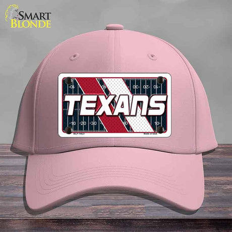 TEXANS Graphic Novelty License Plate Hat HAT-MLP-14637 Cotton Pink