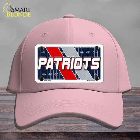 PATRIOTS Graphic Novelty License Plate Hat HAT-MLP-14646 Cotton Pink