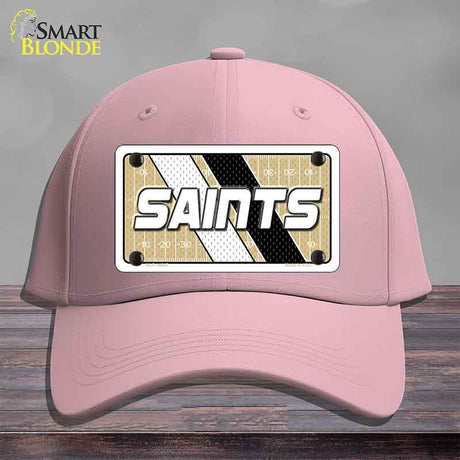 SAINTS Graphic Novelty License Plate Hat HAT-MLP-14647 Cotton Pink