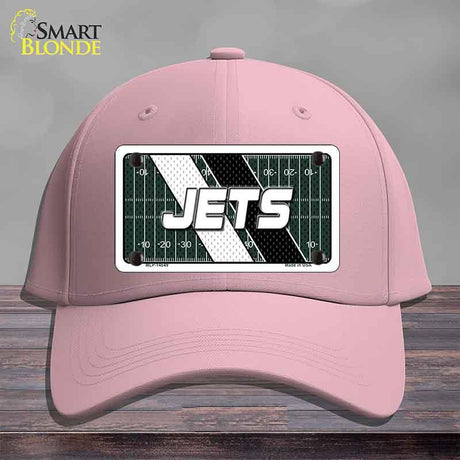 JETS Graphic Novelty License Plate Hat HAT-MLP-14649 Cotton Pink